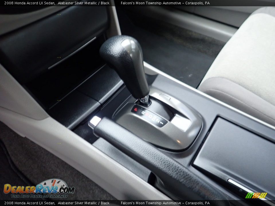 2008 Honda Accord LX Sedan Alabaster Silver Metallic / Black Photo #20