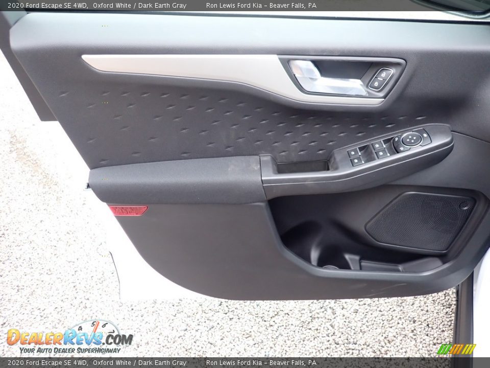 2020 Ford Escape SE 4WD Oxford White / Dark Earth Gray Photo #13
