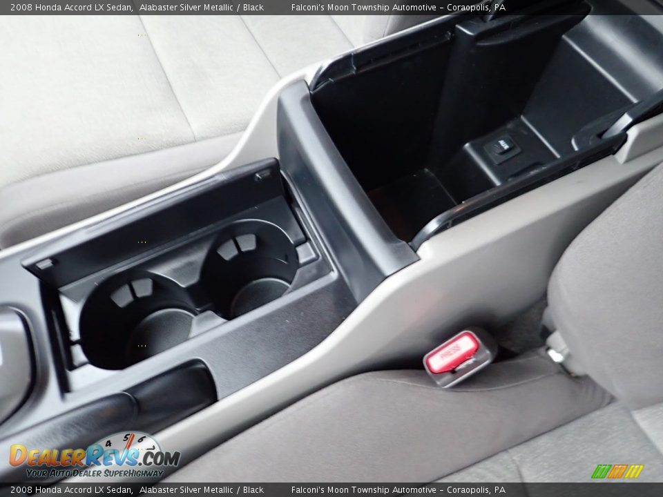 2008 Honda Accord LX Sedan Alabaster Silver Metallic / Black Photo #23
