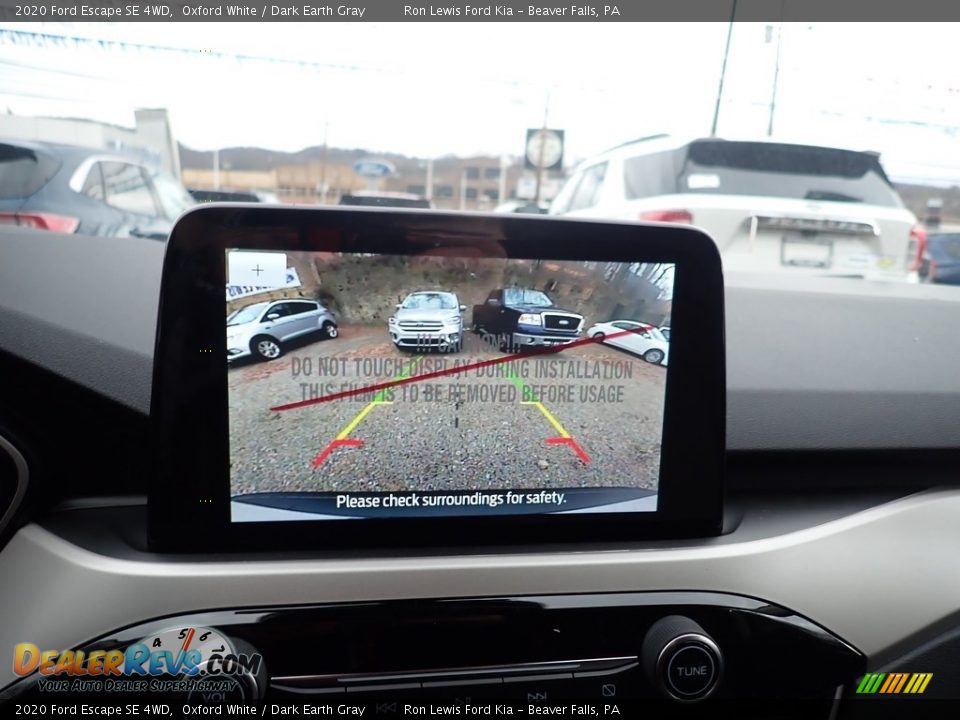 2020 Ford Escape SE 4WD Oxford White / Dark Earth Gray Photo #16