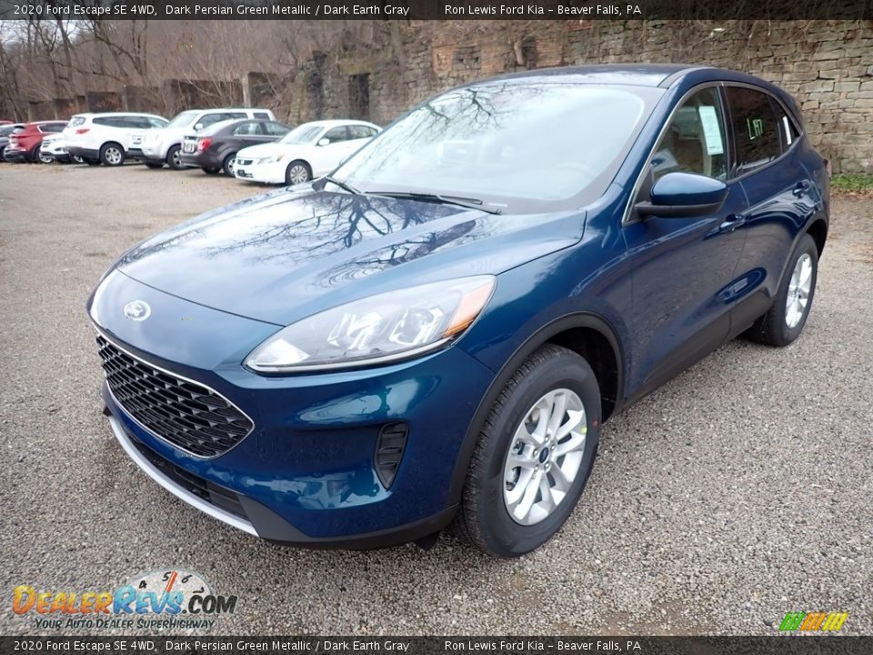 2020 Ford Escape SE 4WD Dark Persian Green Metallic / Dark Earth Gray Photo #5