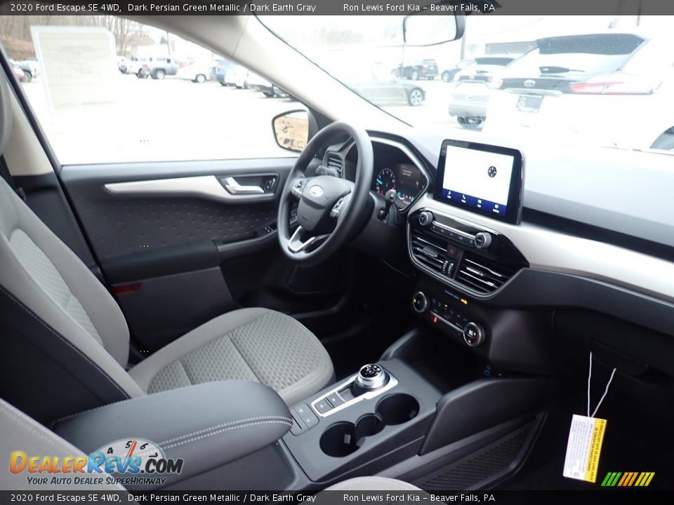 2020 Ford Escape SE 4WD Dark Persian Green Metallic / Dark Earth Gray Photo #11