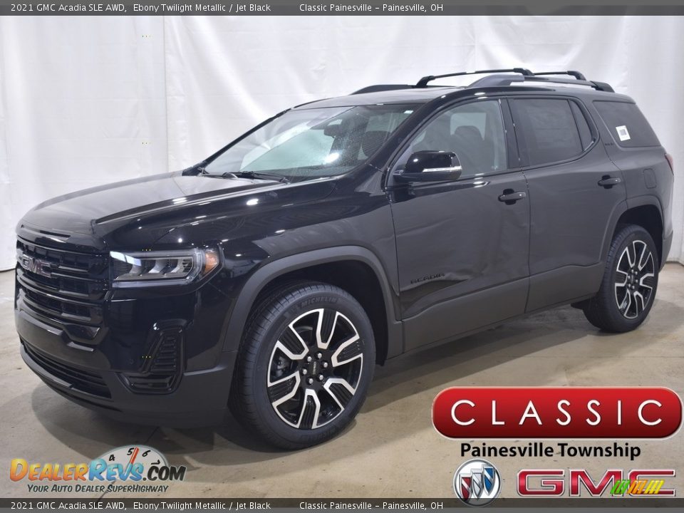 2021 GMC Acadia SLE AWD Ebony Twilight Metallic / Jet Black Photo #1