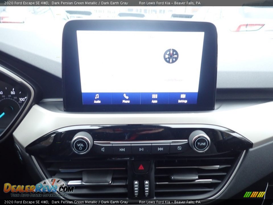 2020 Ford Escape SE 4WD Dark Persian Green Metallic / Dark Earth Gray Photo #15