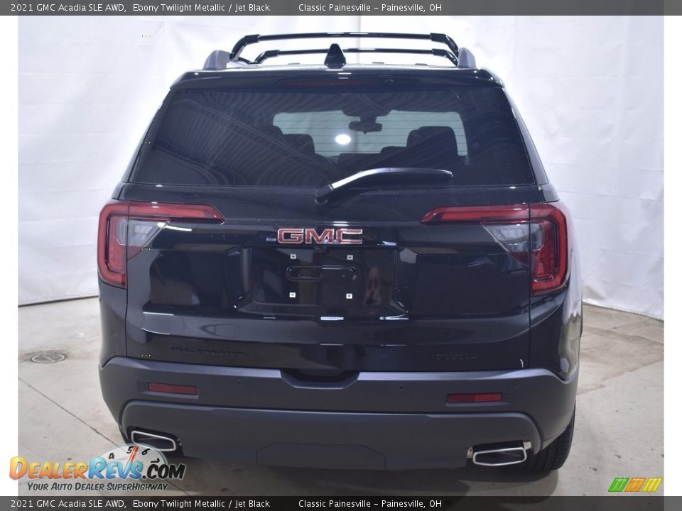 2021 GMC Acadia SLE AWD Ebony Twilight Metallic / Jet Black Photo #3