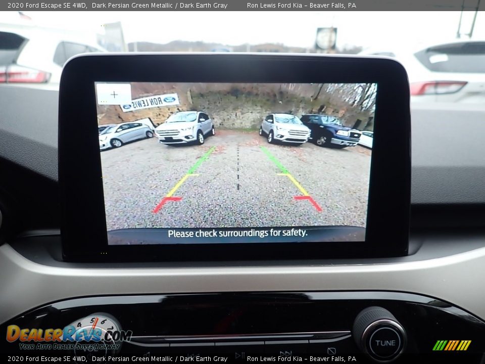2020 Ford Escape SE 4WD Dark Persian Green Metallic / Dark Earth Gray Photo #16