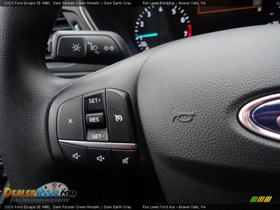 2020 Ford Escape SE 4WD Dark Persian Green Metallic / Dark Earth Gray Photo #18
