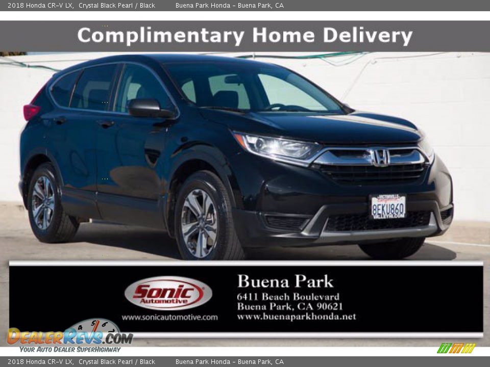 2018 Honda CR-V LX Crystal Black Pearl / Black Photo #1