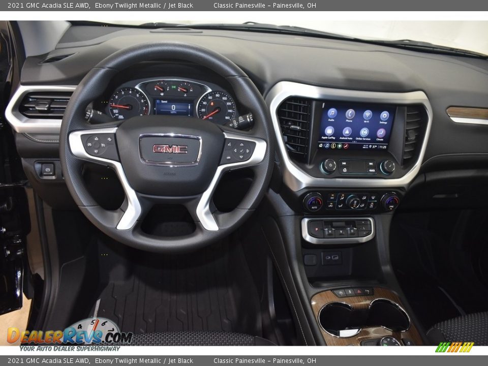 2021 GMC Acadia SLE AWD Ebony Twilight Metallic / Jet Black Photo #10