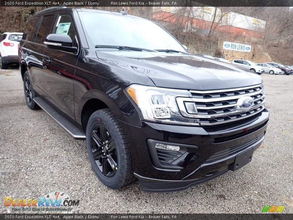 2020 Ford Expedition XLT 4x4 Agate Black / Ebony Photo #3