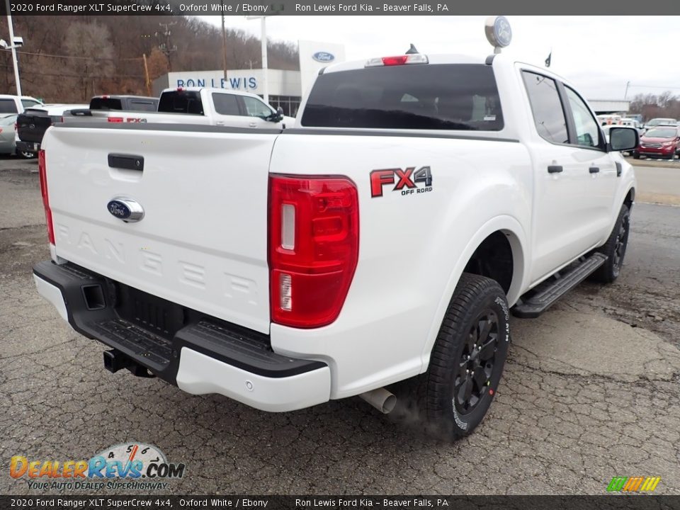 2020 Ford Ranger XLT SuperCrew 4x4 Oxford White / Ebony Photo #2