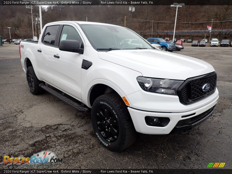 2020 Ford Ranger XLT SuperCrew 4x4 Oxford White / Ebony Photo #3