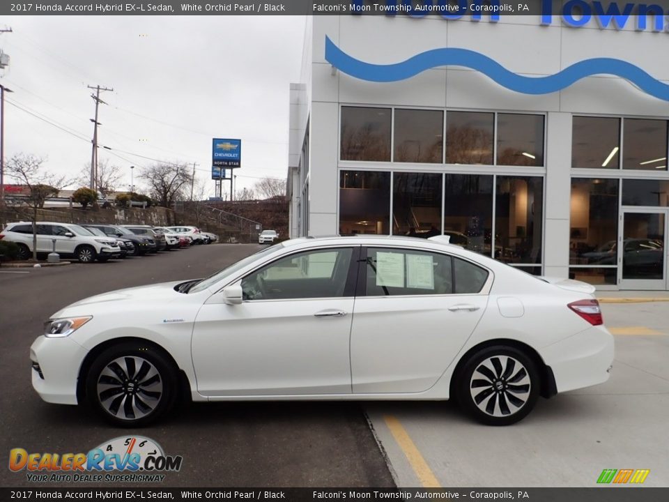 2017 Honda Accord Hybrid EX-L Sedan White Orchid Pearl / Black Photo #2