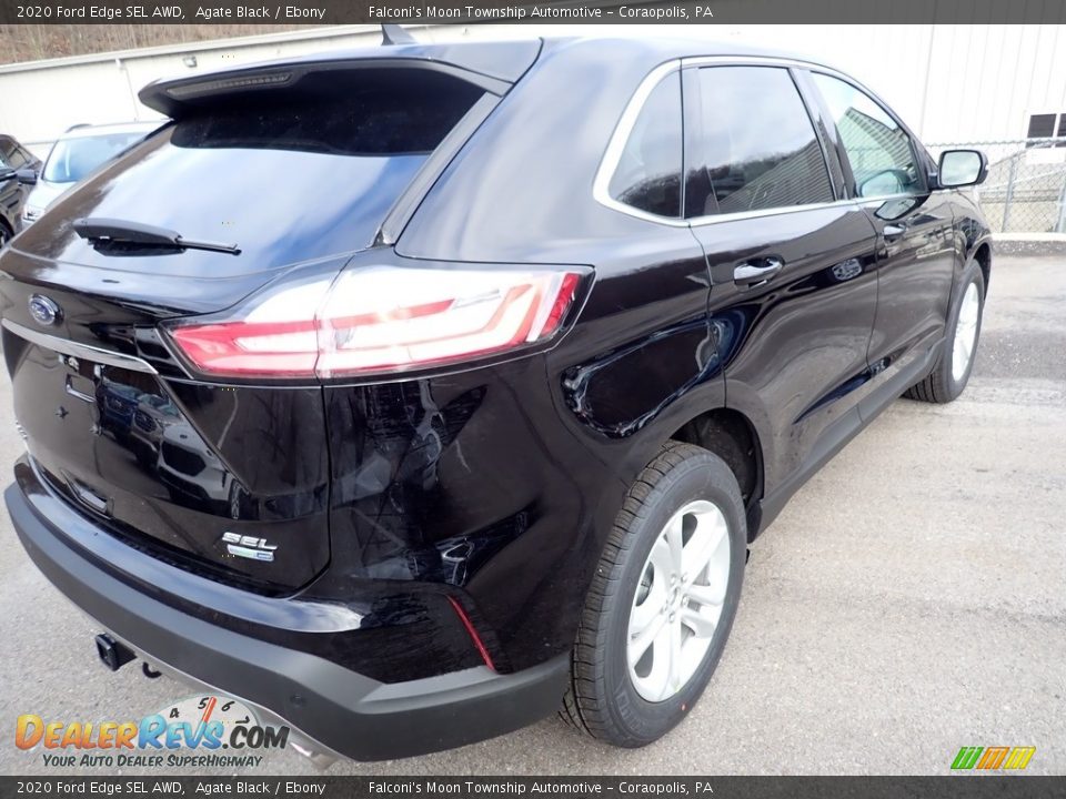 2020 Ford Edge SEL AWD Agate Black / Ebony Photo #2