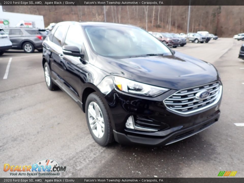 2020 Ford Edge SEL AWD Agate Black / Ebony Photo #3