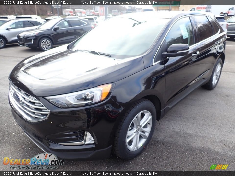 2020 Ford Edge SEL AWD Agate Black / Ebony Photo #5