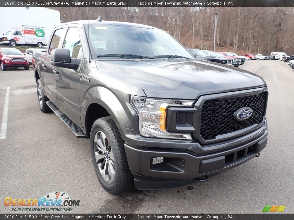 2020 Ford F150 XL SuperCrew 4x4 Magnetic / Medium Earth Gray Photo #2