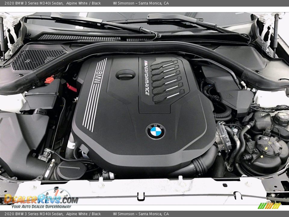 2020 BMW 3 Series M340i Sedan Alpine White / Black Photo #9