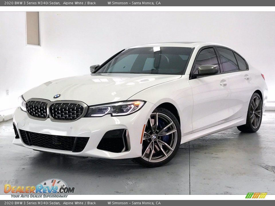 2020 BMW 3 Series M340i Sedan Alpine White / Black Photo #12