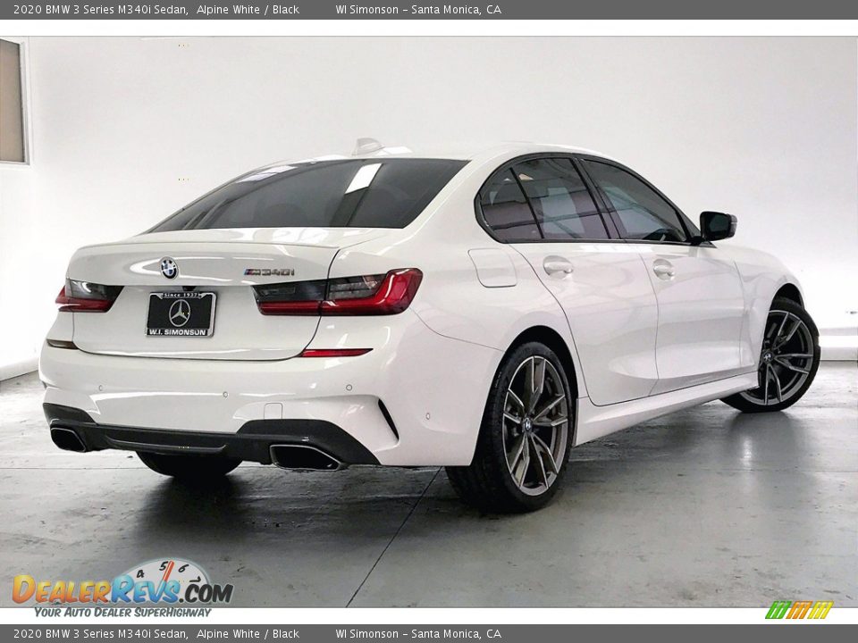 2020 BMW 3 Series M340i Sedan Alpine White / Black Photo #13
