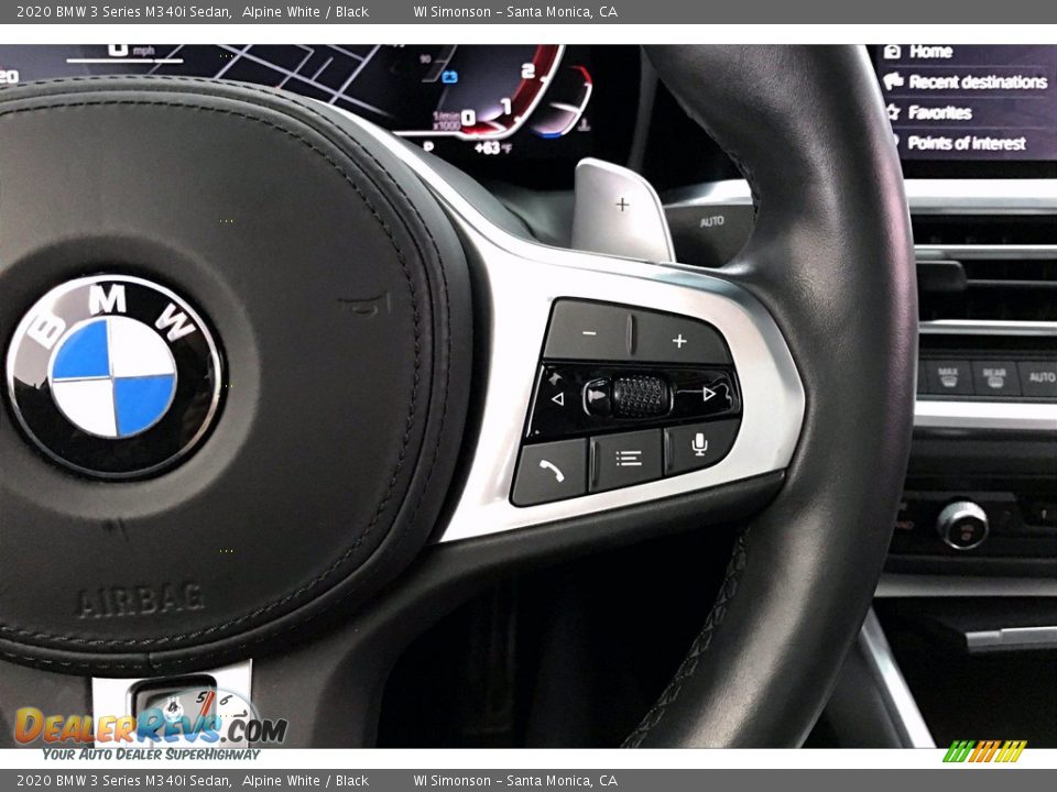 2020 BMW 3 Series M340i Sedan Alpine White / Black Photo #22