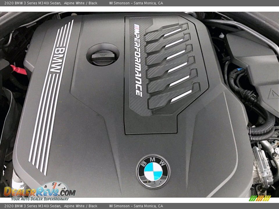 2020 BMW 3 Series M340i Sedan Alpine White / Black Photo #32
