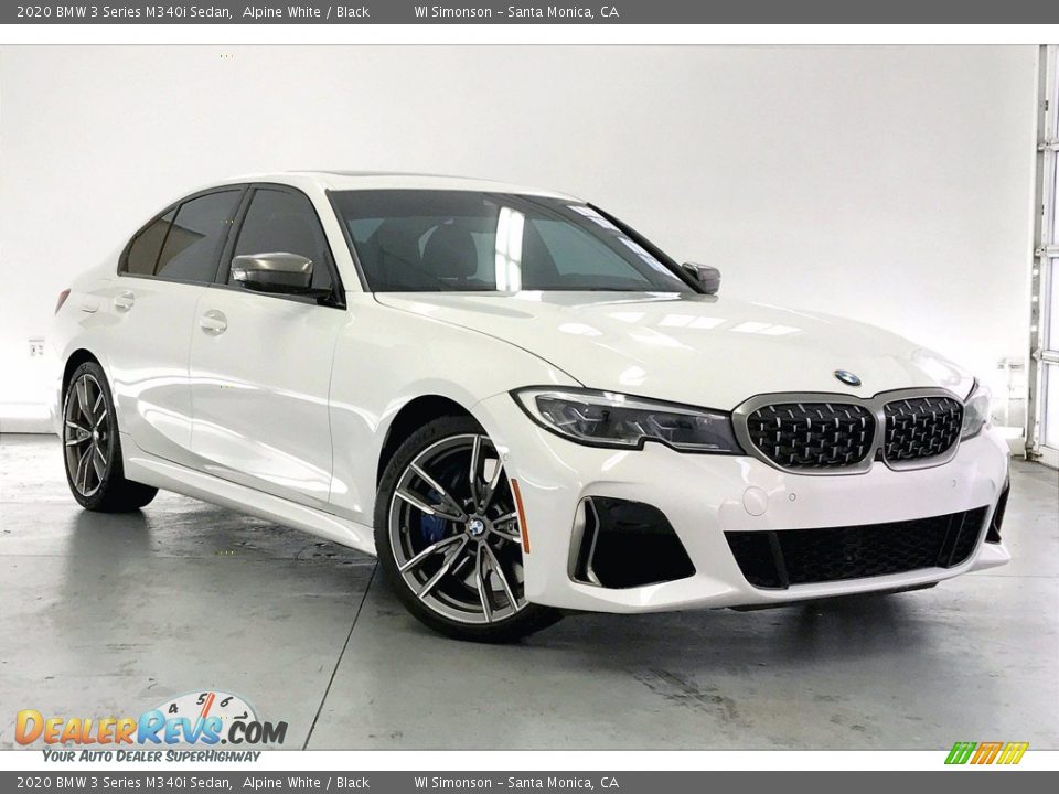 2020 BMW 3 Series M340i Sedan Alpine White / Black Photo #34