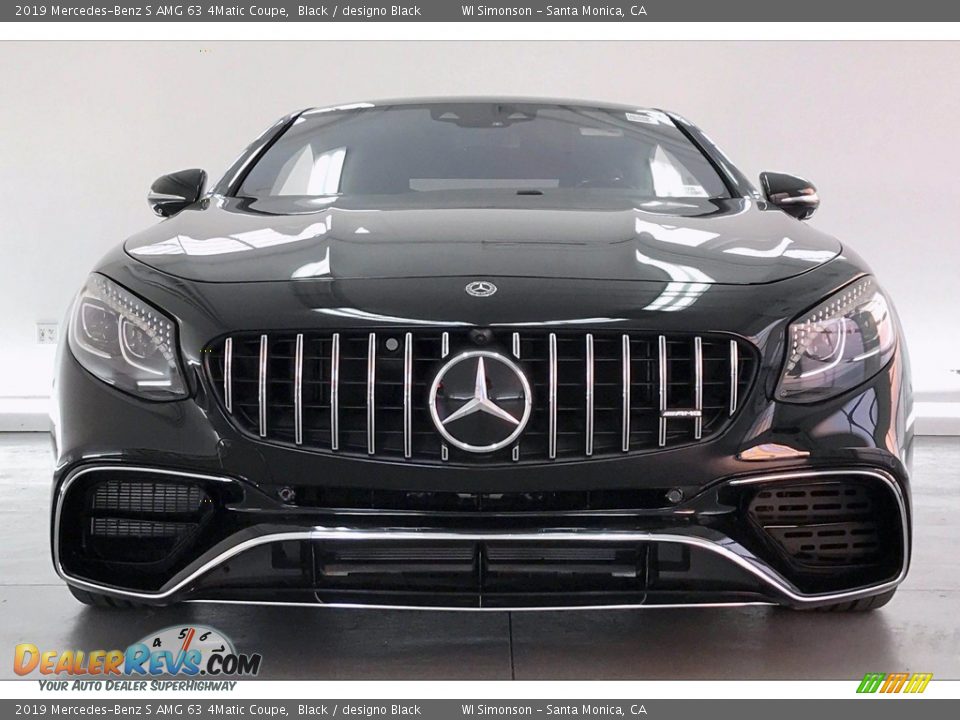 2019 Mercedes-Benz S AMG 63 4Matic Coupe Black / designo Black Photo #2