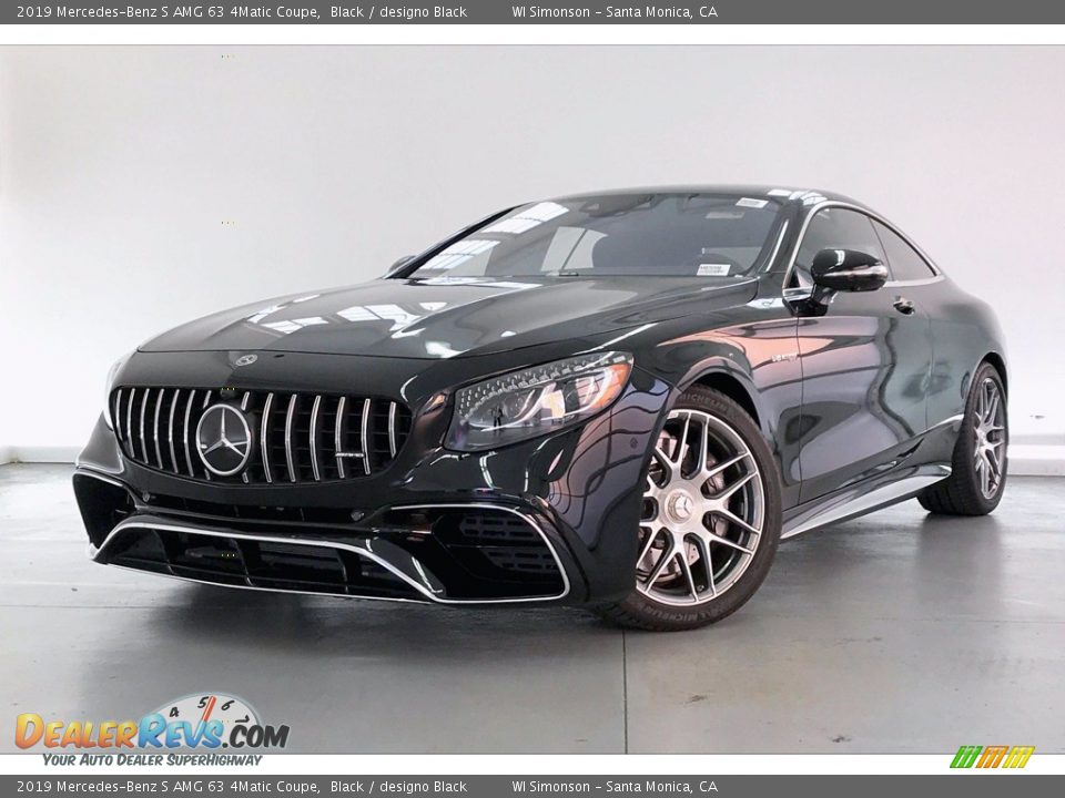 2019 Mercedes-Benz S AMG 63 4Matic Coupe Black / designo Black Photo #12