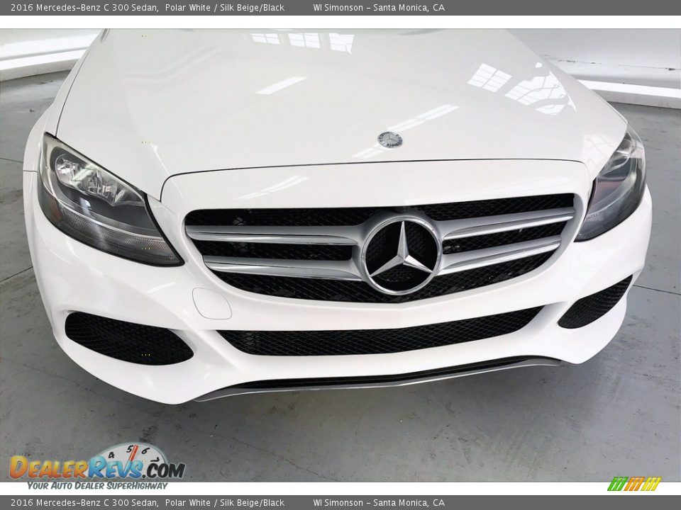 2016 Mercedes-Benz C 300 Sedan Polar White / Silk Beige/Black Photo #30