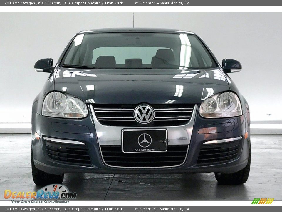 2010 Volkswagen Jetta SE Sedan Blue Graphite Metallic / Titan Black Photo #2