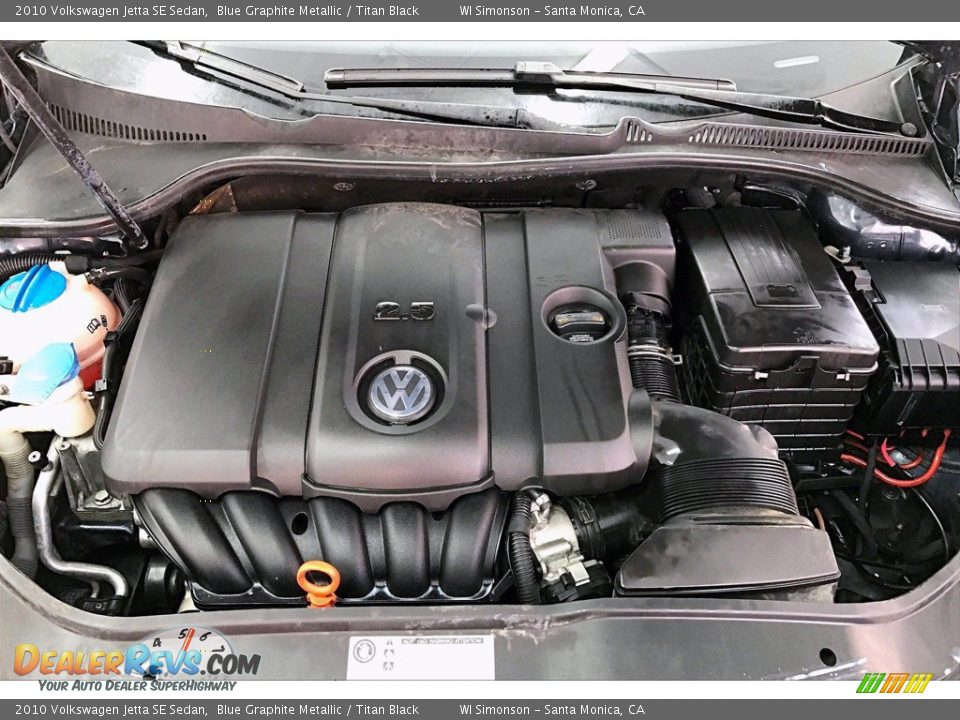 2010 Volkswagen Jetta SE Sedan Blue Graphite Metallic / Titan Black Photo #9