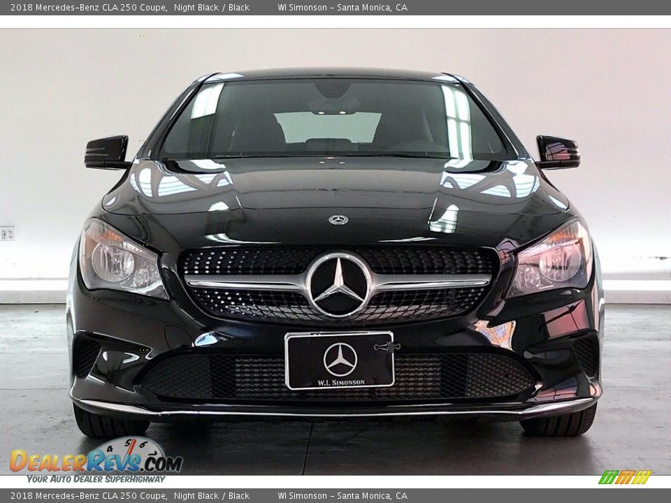 2018 Mercedes-Benz CLA 250 Coupe Night Black / Black Photo #2