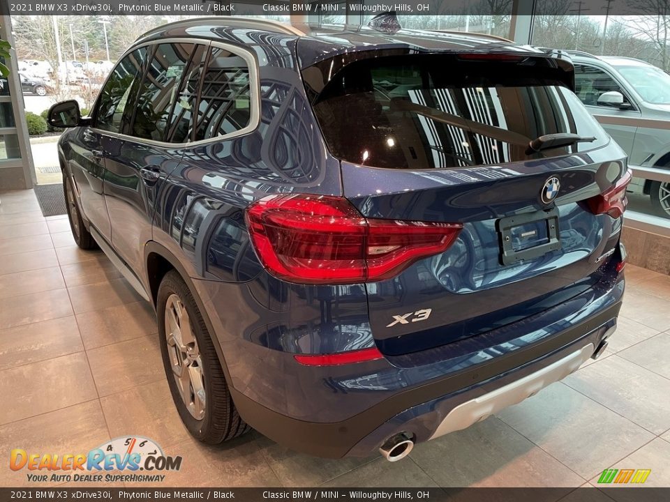 2021 BMW X3 xDrive30i Phytonic Blue Metallic / Black Photo #2