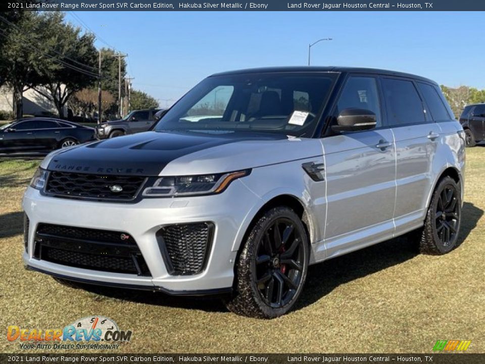 Front 3/4 View of 2021 Land Rover Range Rover Sport SVR Carbon Edition Photo #2