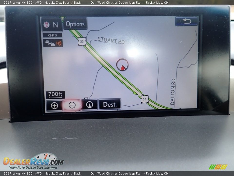 2017 Lexus NX 300h AWD Nebula Gray Pearl / Black Photo #3
