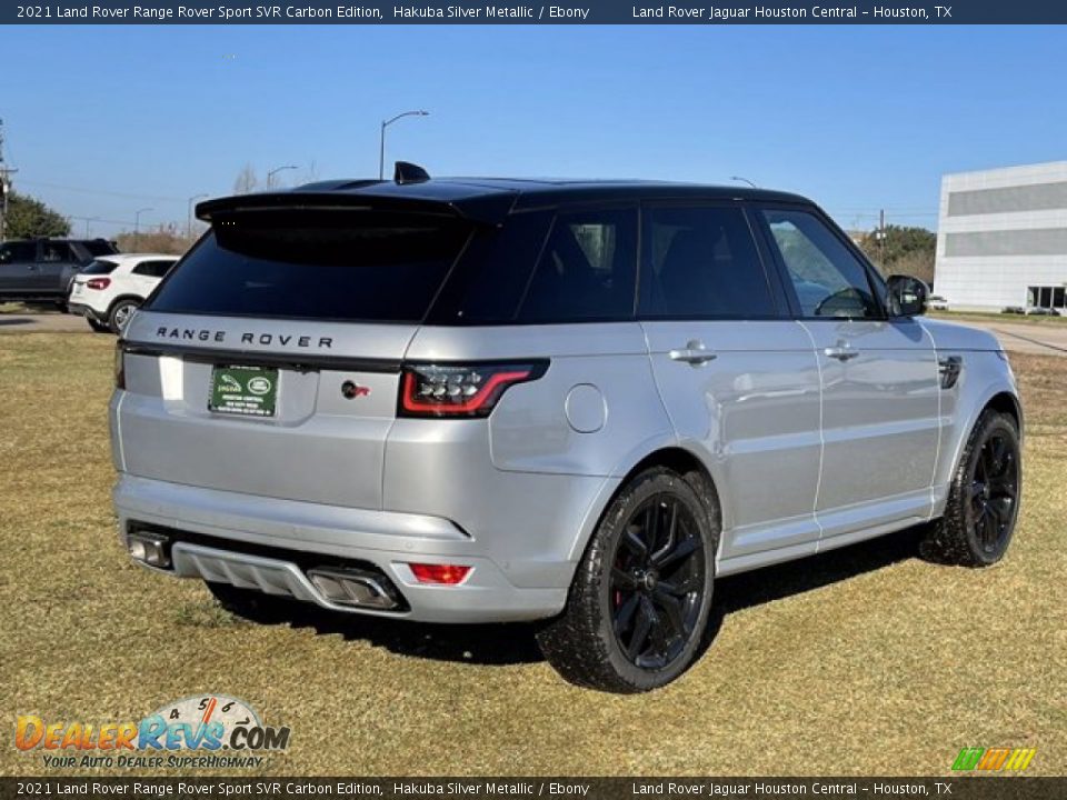 2021 Land Rover Range Rover Sport SVR Carbon Edition Hakuba Silver Metallic / Ebony Photo #3