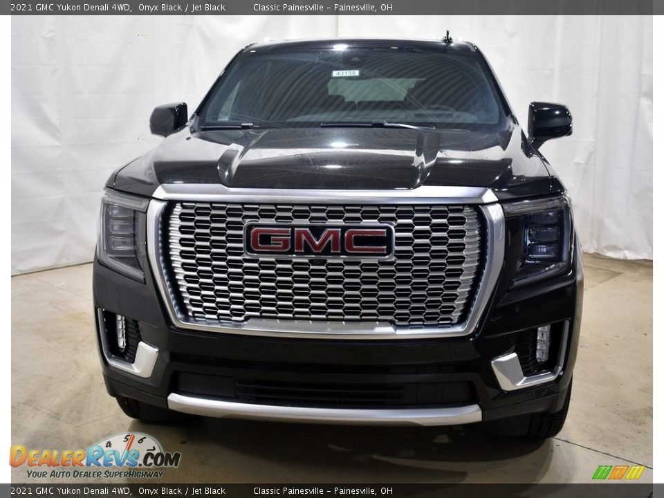 2021 GMC Yukon Denali 4WD Onyx Black / Jet Black Photo #4