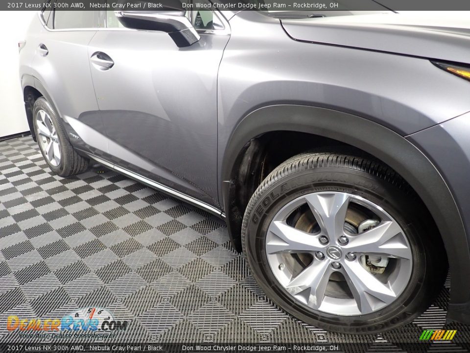 2017 Lexus NX 300h AWD Nebula Gray Pearl / Black Photo #5