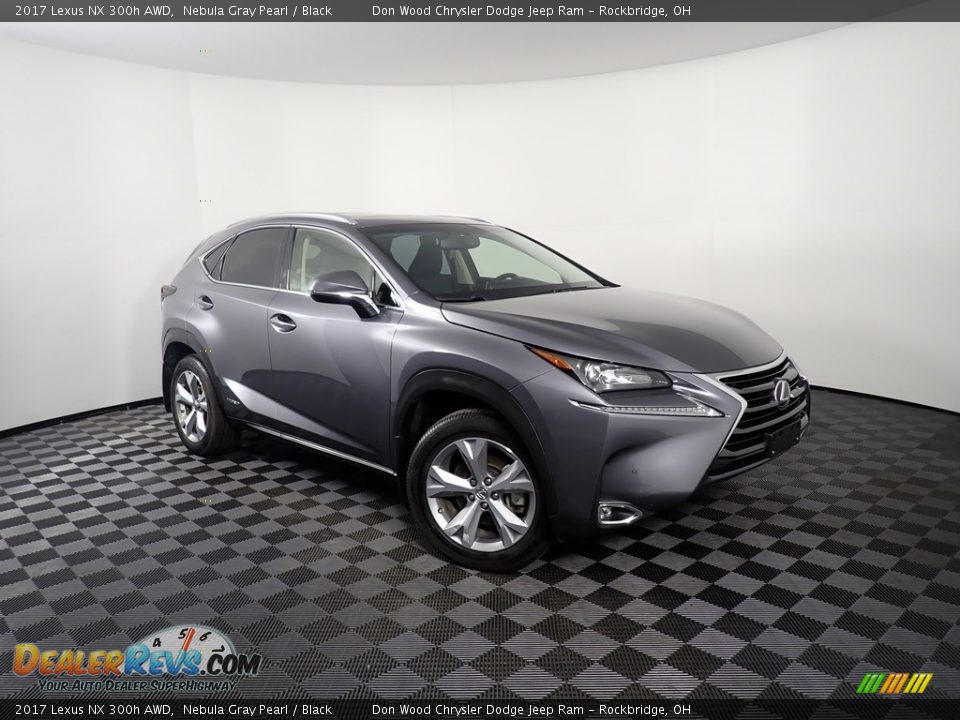 2017 Lexus NX 300h AWD Nebula Gray Pearl / Black Photo #6