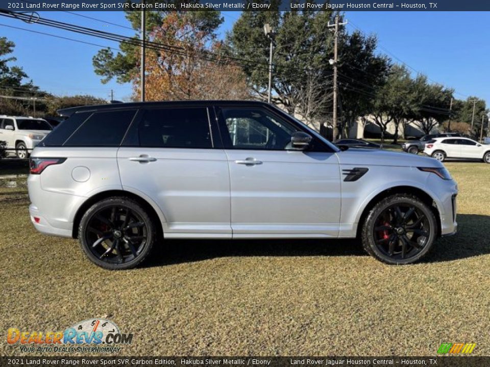 Hakuba Silver Metallic 2021 Land Rover Range Rover Sport SVR Carbon Edition Photo #8