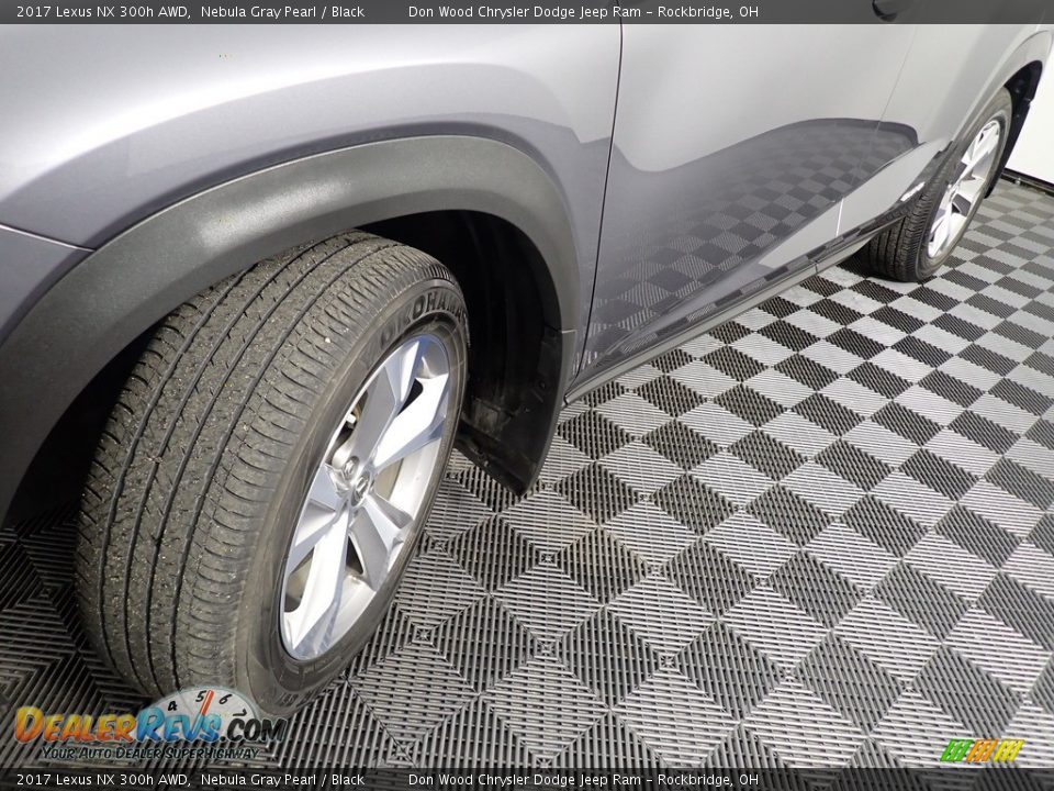 2017 Lexus NX 300h AWD Nebula Gray Pearl / Black Photo #11