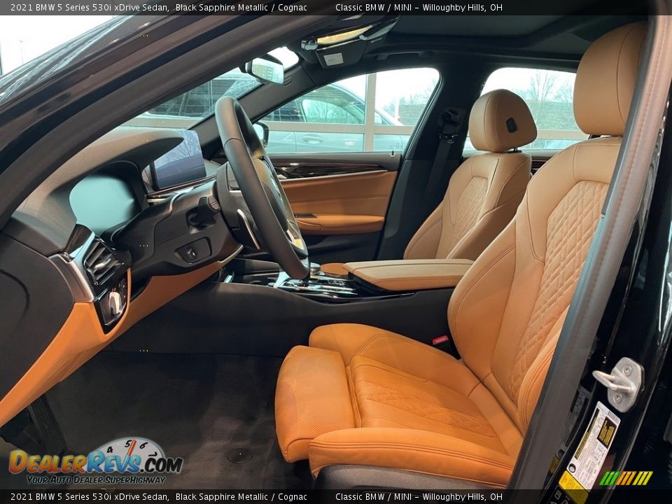 Cognac Interior - 2021 BMW 5 Series 530i xDrive Sedan Photo #3