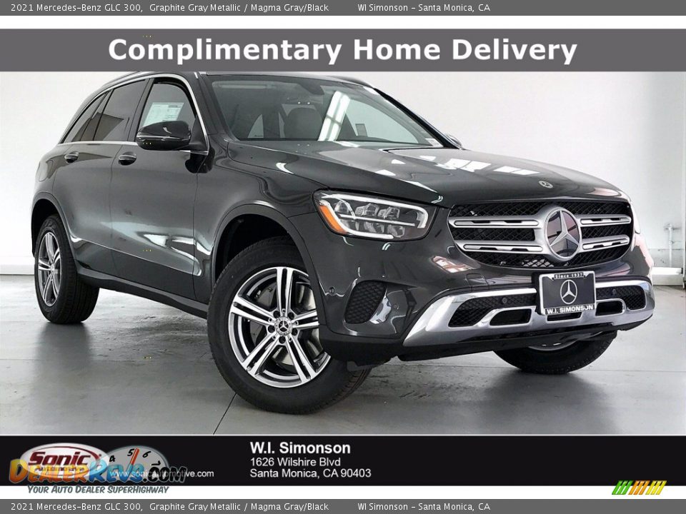 2021 Mercedes-Benz GLC 300 Graphite Gray Metallic / Magma Gray/Black Photo #1