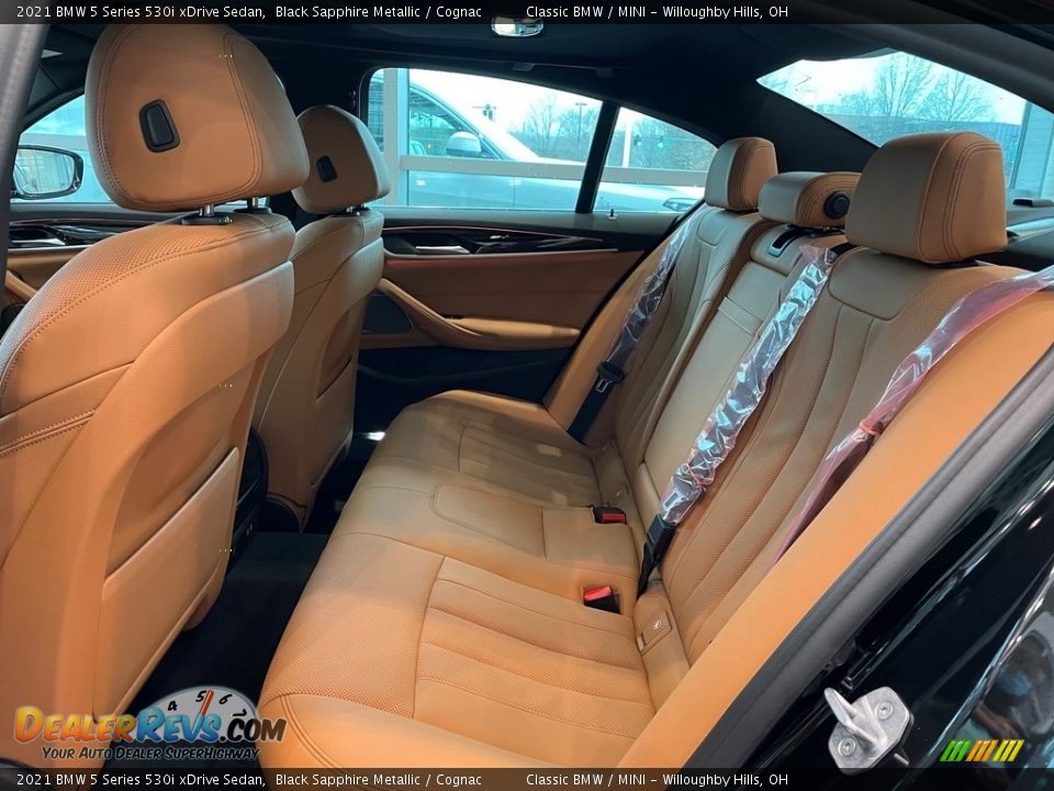 Rear Seat of 2021 BMW 5 Series 530i xDrive Sedan Photo #4