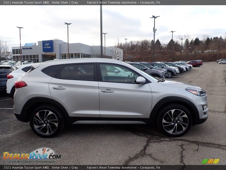 2021 Hyundai Tucson Sport AWD Stellar Silver / Gray Photo #1