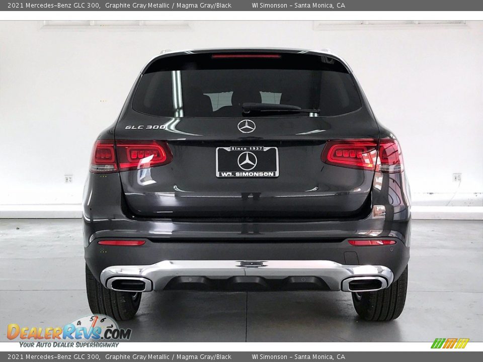 2021 Mercedes-Benz GLC 300 Graphite Gray Metallic / Magma Gray/Black Photo #3