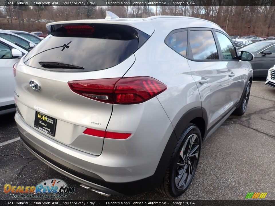 2021 Hyundai Tucson Sport AWD Stellar Silver / Gray Photo #2