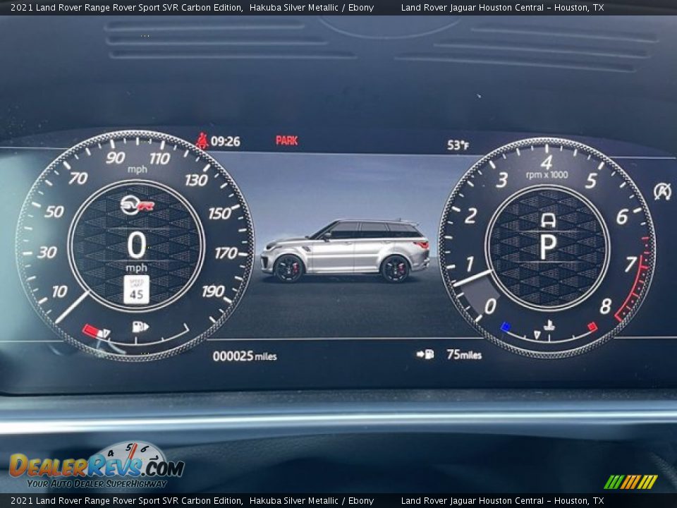 2021 Land Rover Range Rover Sport SVR Carbon Edition Gauges Photo #21