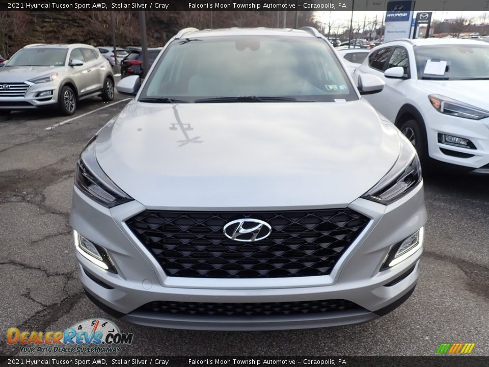 2021 Hyundai Tucson Sport AWD Stellar Silver / Gray Photo #4